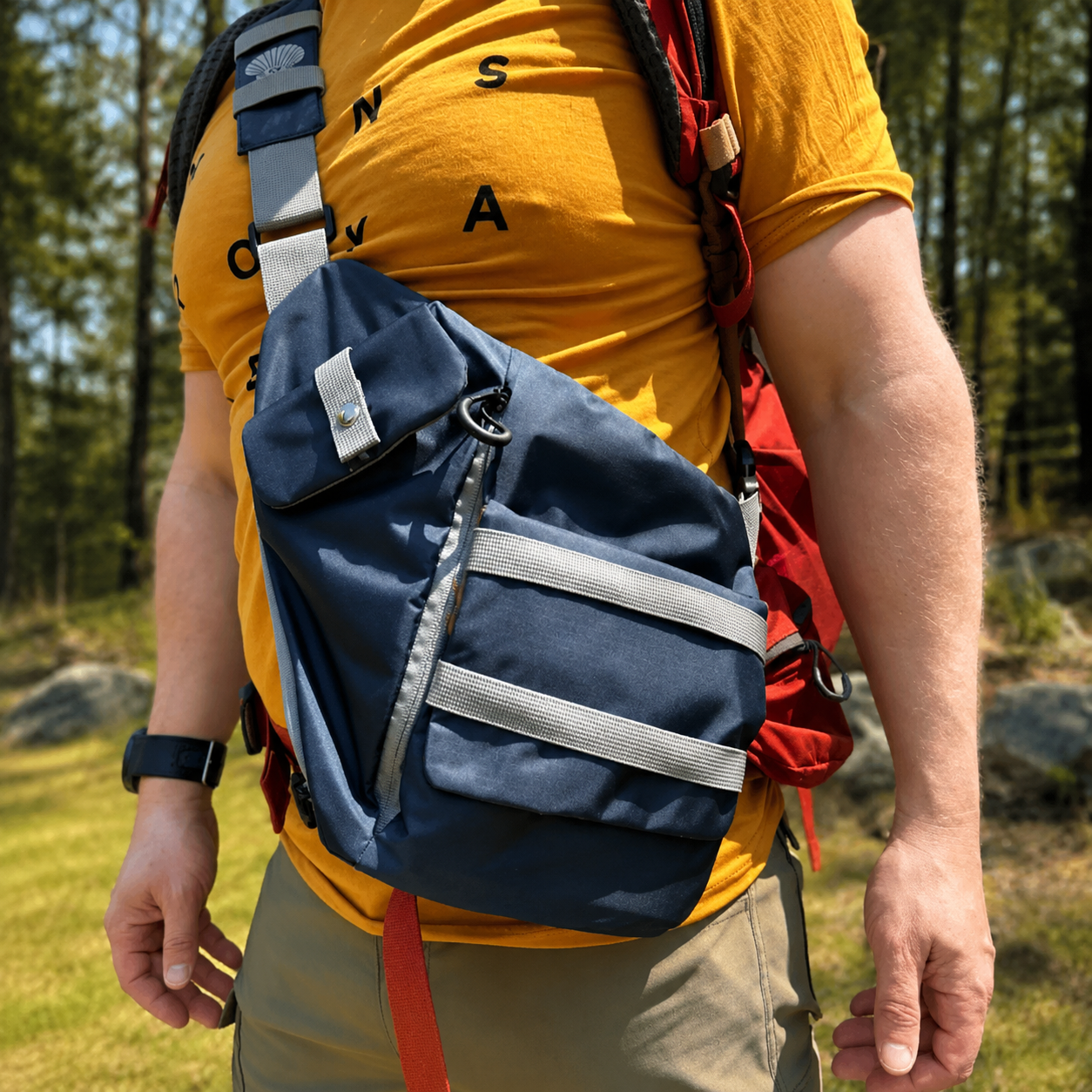 Shell Touch Pay Shell Toucher V2 All Weather Camino Sling Bag | Your Best Friend On Th