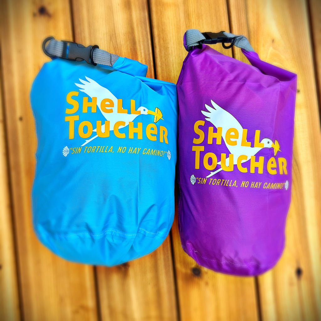 Shell Touch Pay Shell Toucher Dry Bags 5L & 10L | Ultra-Light, Waterproof, Camino-Test